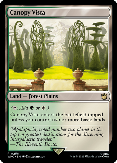 Canopy Vista (WHO-258) - Doctor Who