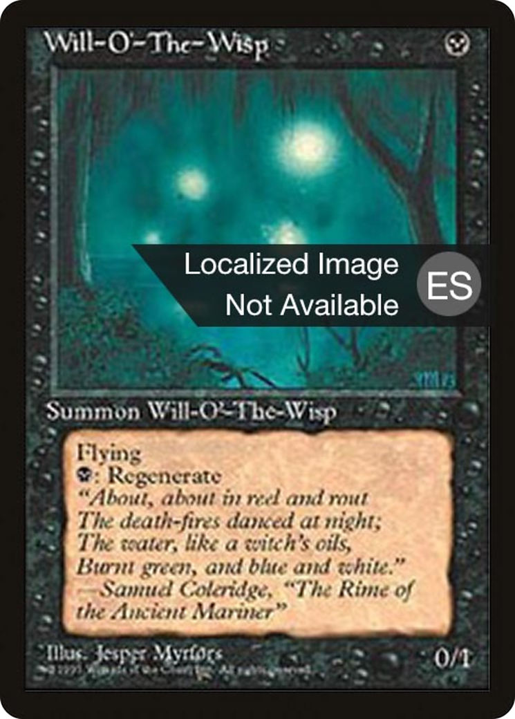 Will-o'-the-Wisp (4BB-) - Fourth Edition Foreign Black Border