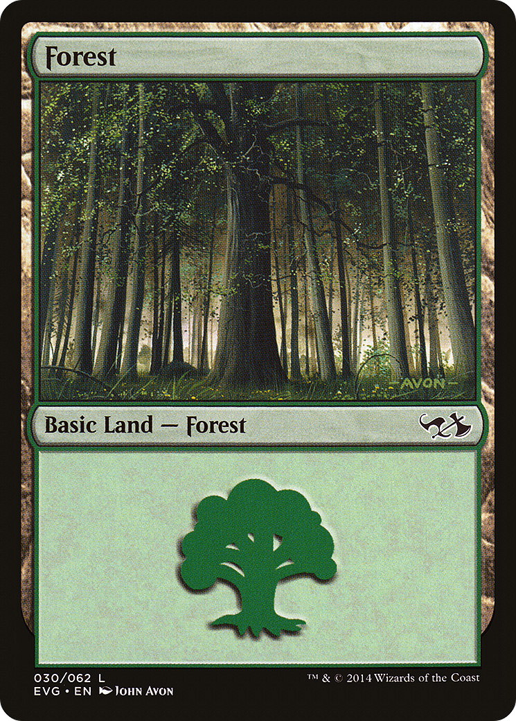 Forest (30) (Elves vs Goblins) (DD3-030) - Duel Decks Anthology: Elves vs. Goblins