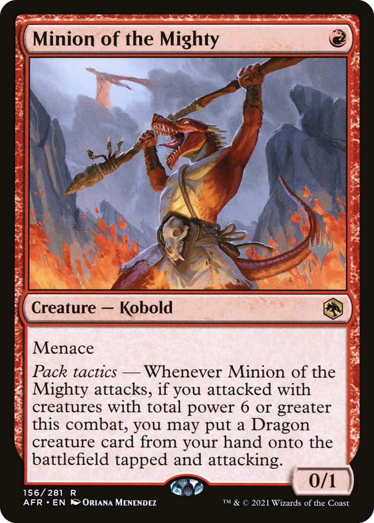 Minion of the Mighty (PPAFR-156) - Adventures in the Forgotten Realms Promos Foil