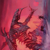 Red Sun's Twilight // Red Sun's Twilight (AONE-033) - Phyrexia: All Will Be One Art Series (Borderless) Foil