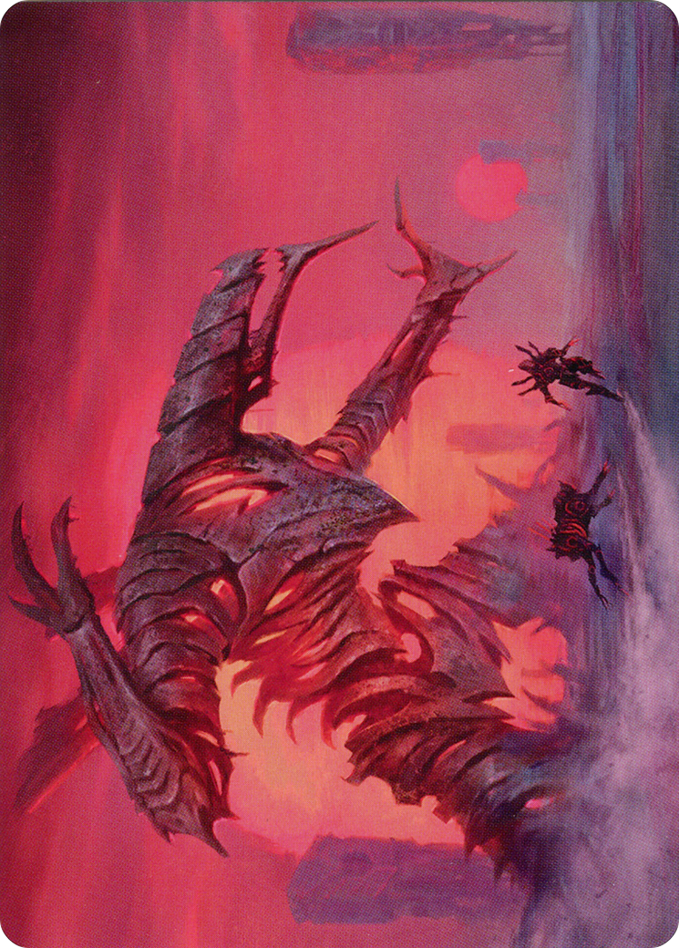 Red Sun's Twilight // Red Sun's Twilight (AONE-033) - Phyrexia: All Will Be One Art Series (Borderless)