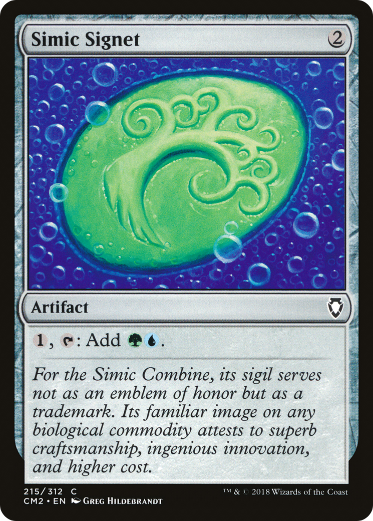 Simic Signet (215) (CM2-215) - Commander Anthology Volume II