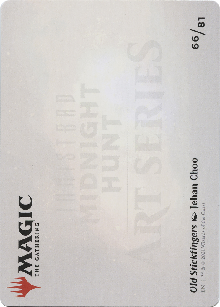 Old Stickfingers // Old Stickfingers (AMID-066) - Midnight Hunt Art Series (Borderless) Foil