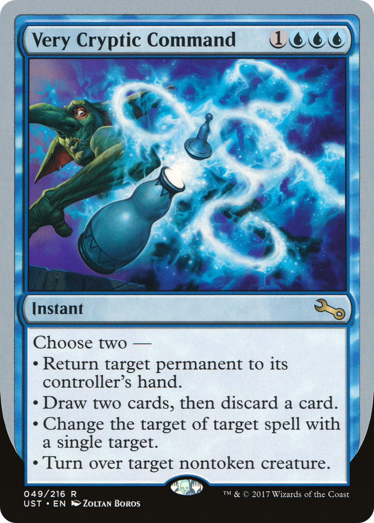 Very Cryptic Command (D) (UST-049) - Unstable Foil