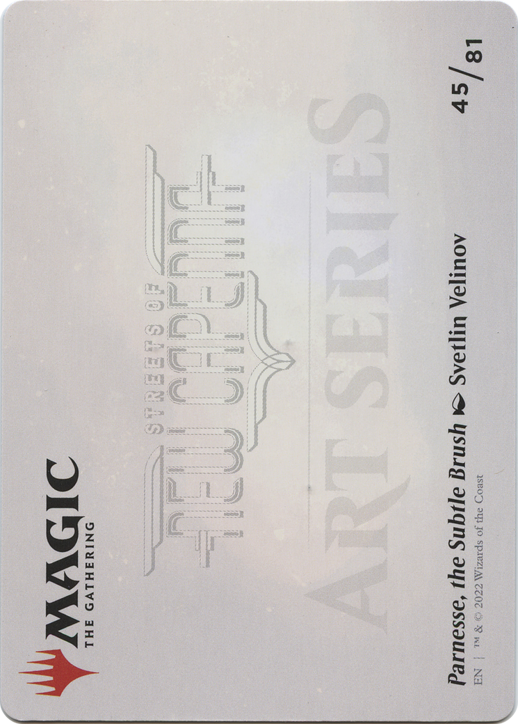 Parnesse, the Subtle Brush // Parnesse, the Subtle Brush (ASNC-045) - New Capenna Art Series (Borderless)