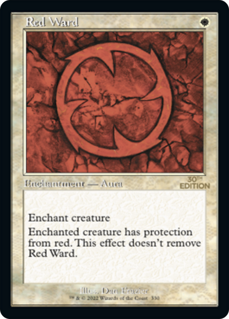 Red Ward (Retro Frame) (30A-330) - 30th Anniversary Edition