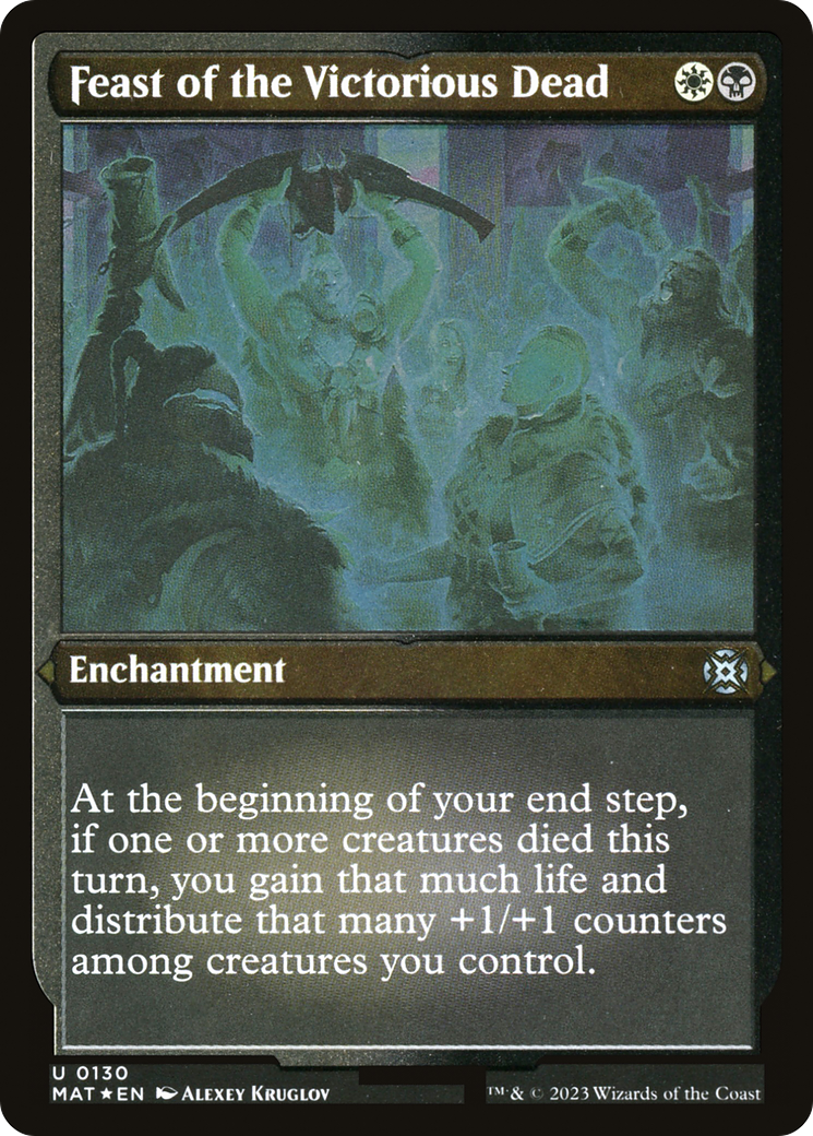 Feast of the Victorious Dead (MAT-130) - March of the Machine: The Aftermath Etched Foil