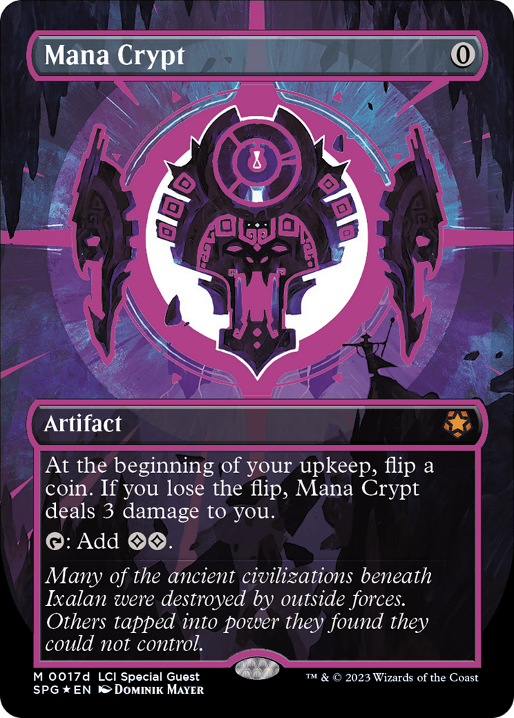 Mana Crypt (0017d) (Borderless) (SPG-17D) - Special Guests (Borderless) Foil