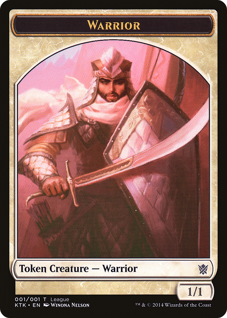 Warrior Token (LEP-001) - League Tokens 2014