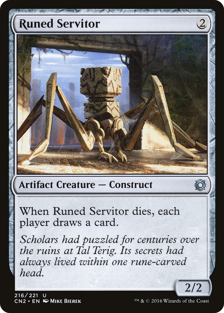 Runed Servitor (CN2-216) - Conspiracy: Take the Crown