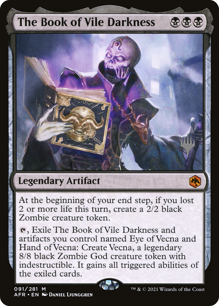 The Book of Vile Darkness (PPAFR-091) - Adventures in the Forgotten Realms Promos