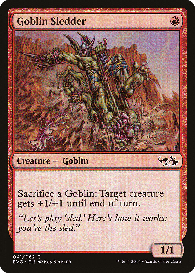 Goblin Sledder (DD3-) - Duel Decks Anthology: Elves vs. Goblins