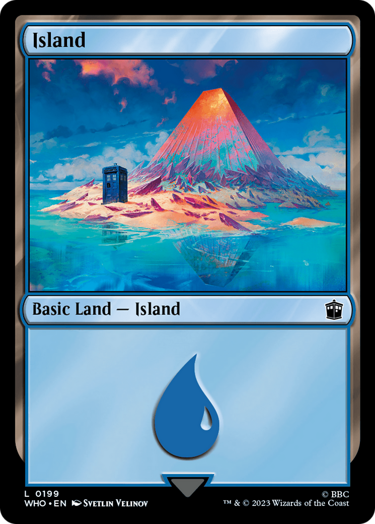 Island (0199) (WHO-199) - Doctor Who Foil