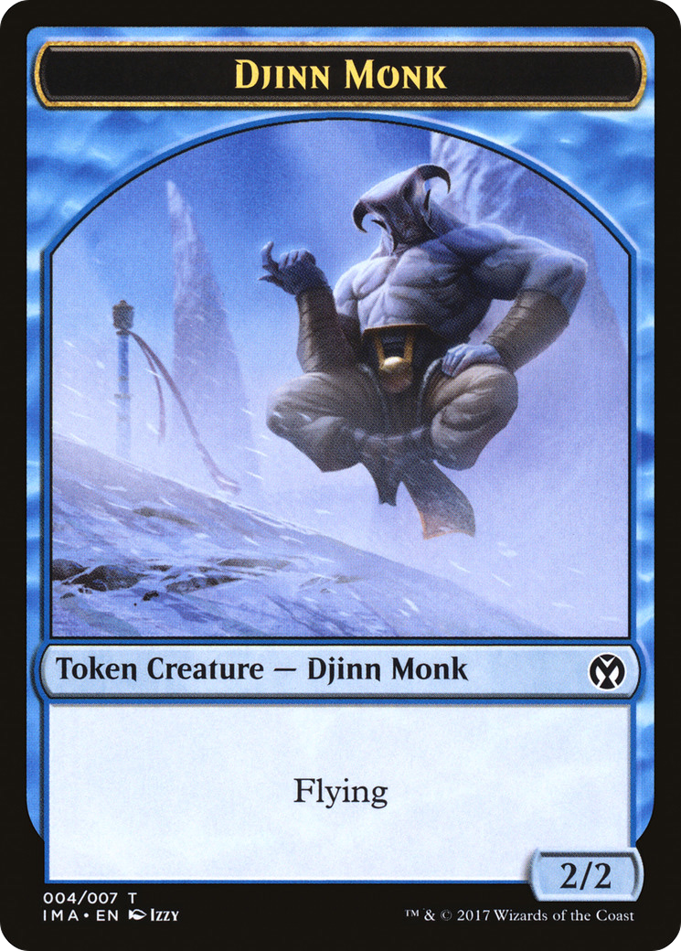 Djinn Monk Token (004) (IMA-004) - Iconic Masters Tokens