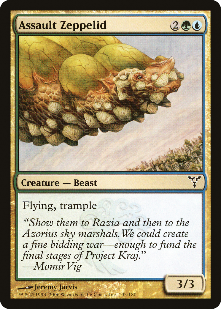 Assault Zeppelid (DIS-103) - Dissension Foil