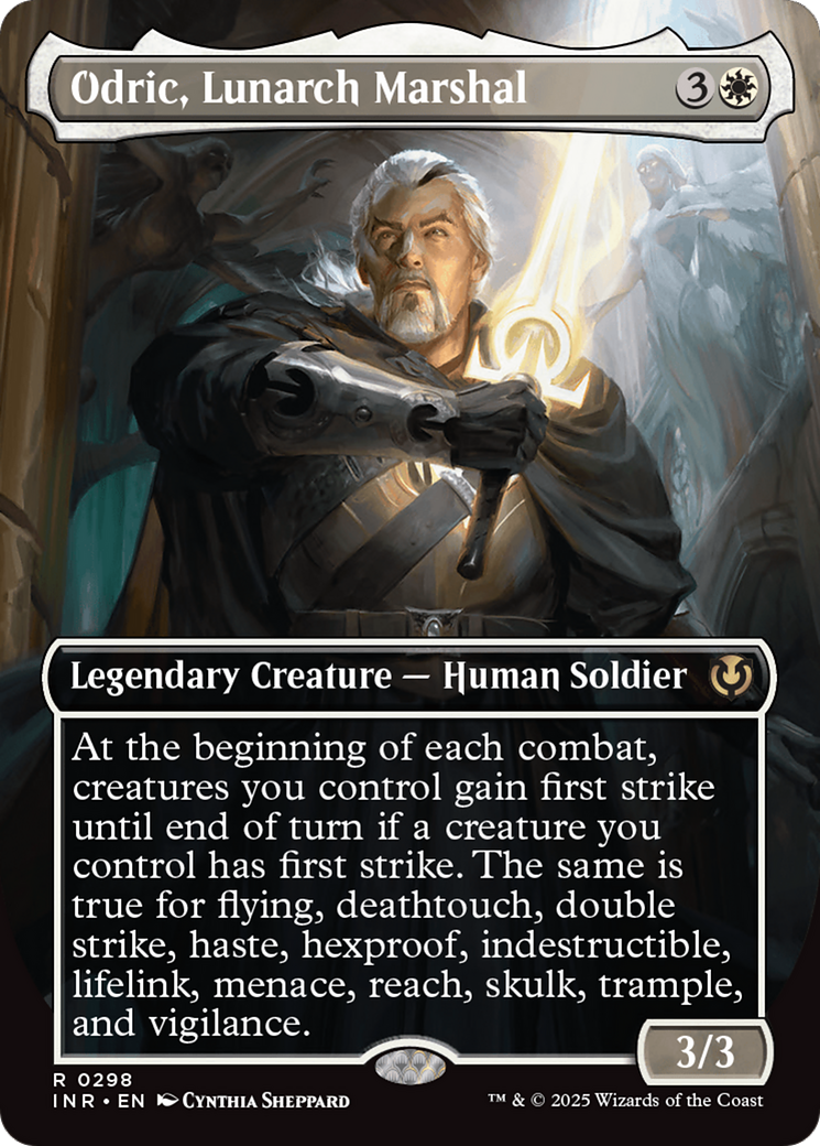 Odric, Lunarch Marshal (Borderless) (INR-298) - Innistrad Remastered (Borderless)