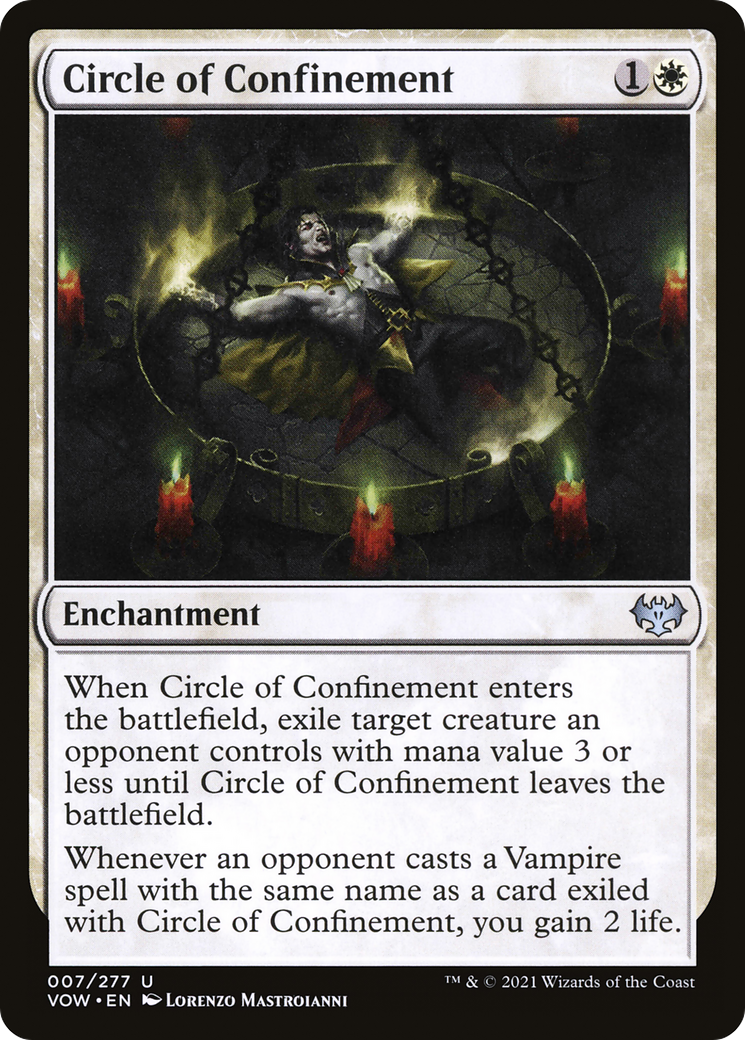 Circle of Confinement (VOW-007) - Innistrad: Crimson Vow Foil