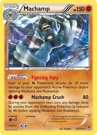 Machamp (42/83) (Theme Deck Exclusive) [XY: Furious Fists]