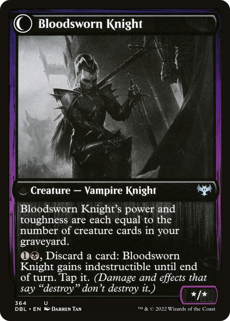 Bloodsworn Squire (DBL-364) - Innistrad: Double Feature: (Double Faced Transform) Foil