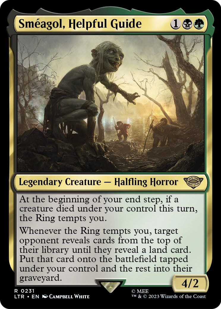 Smeagol, Helpful Guide (LTR-231) - The Lord of the Rings: Tales of Middle-earth Foil