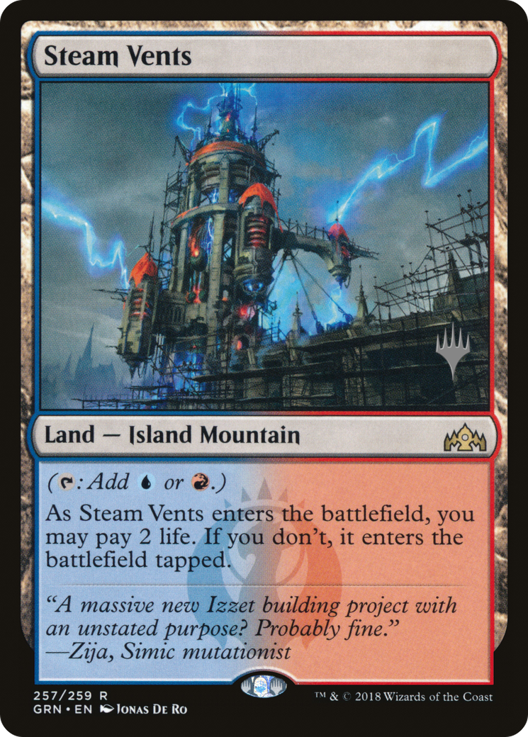 Steam Vents (PPELD-257) - Guilds of Ravnica Promos