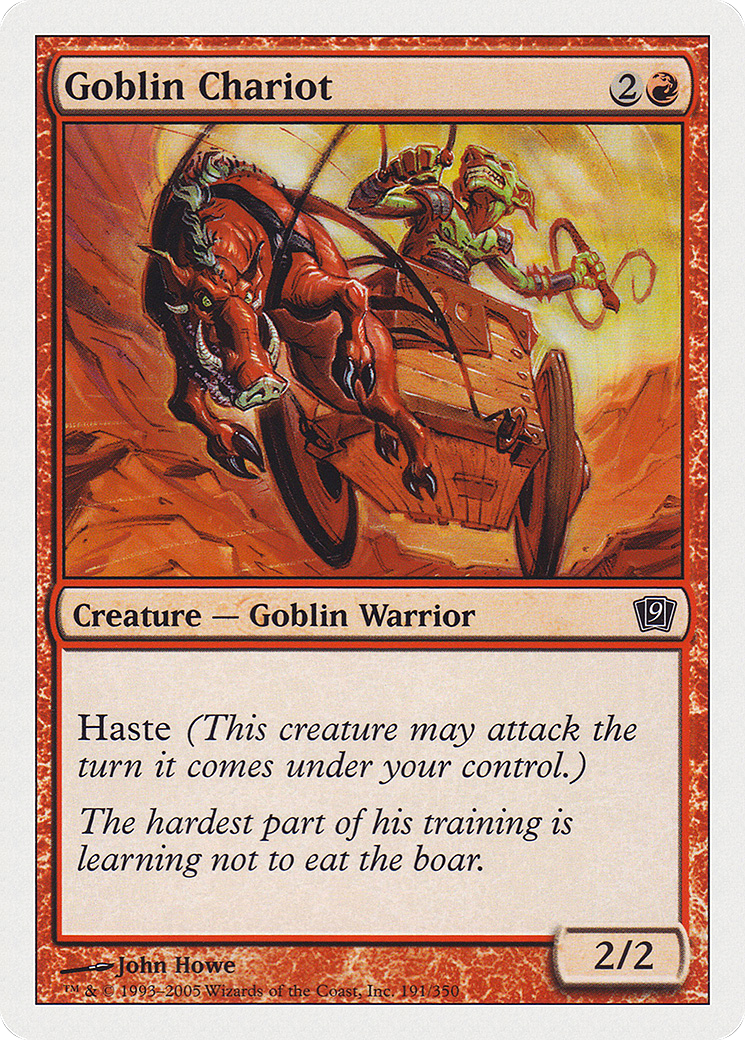 Goblin Chariot (9ED-191) - 9th Edition
