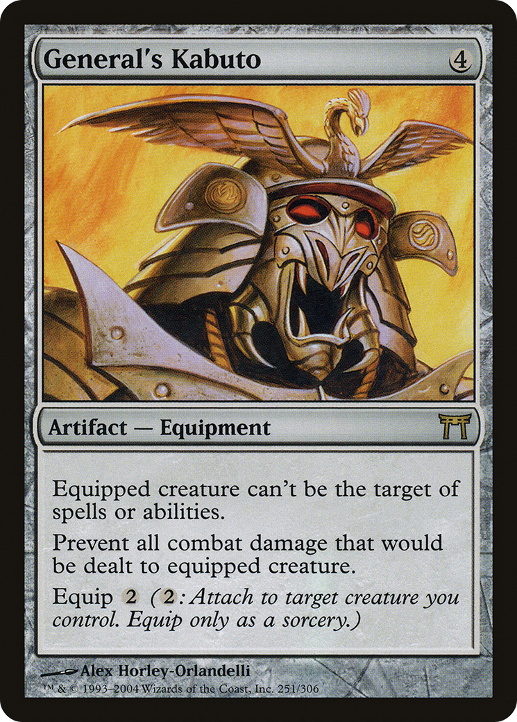 General's Kabuto (CHK-251) - Champions of Kamigawa Foil