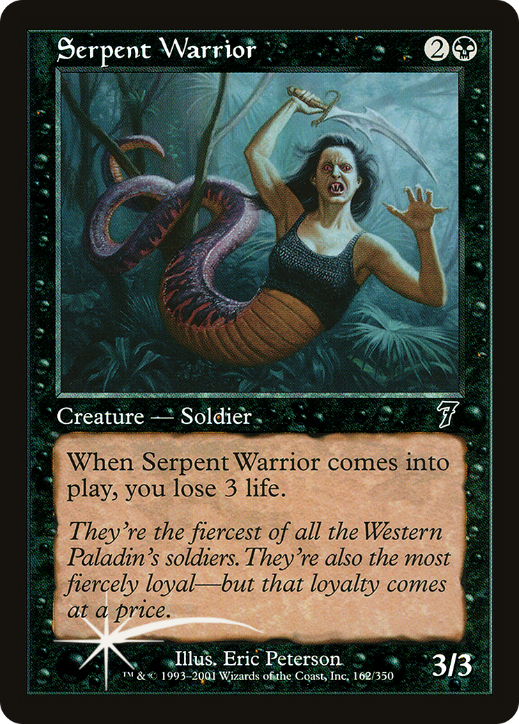Serpent Warrior (7ED-162) - 7th Edition