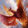 Goldspan Dragon // Goldspan Dragon (ASKHM-035) - Art Series: Kaldheim (Borderless) Foil