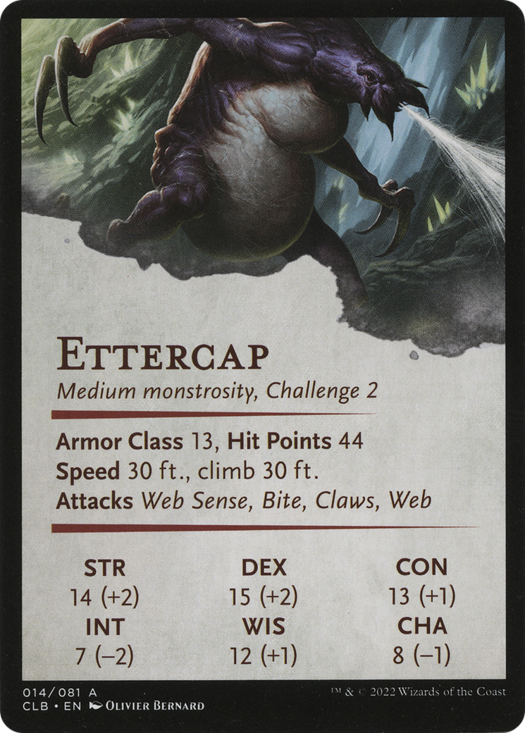 Ettercap // Ettercap (ACLB-014) - Battle for Baldur's Gate Art Series (Borderless)