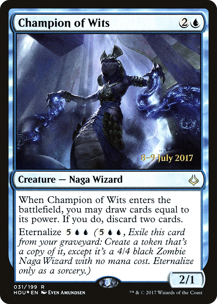 Champion of Wits (PRE-031) - Hour of Devastation Promos Foil