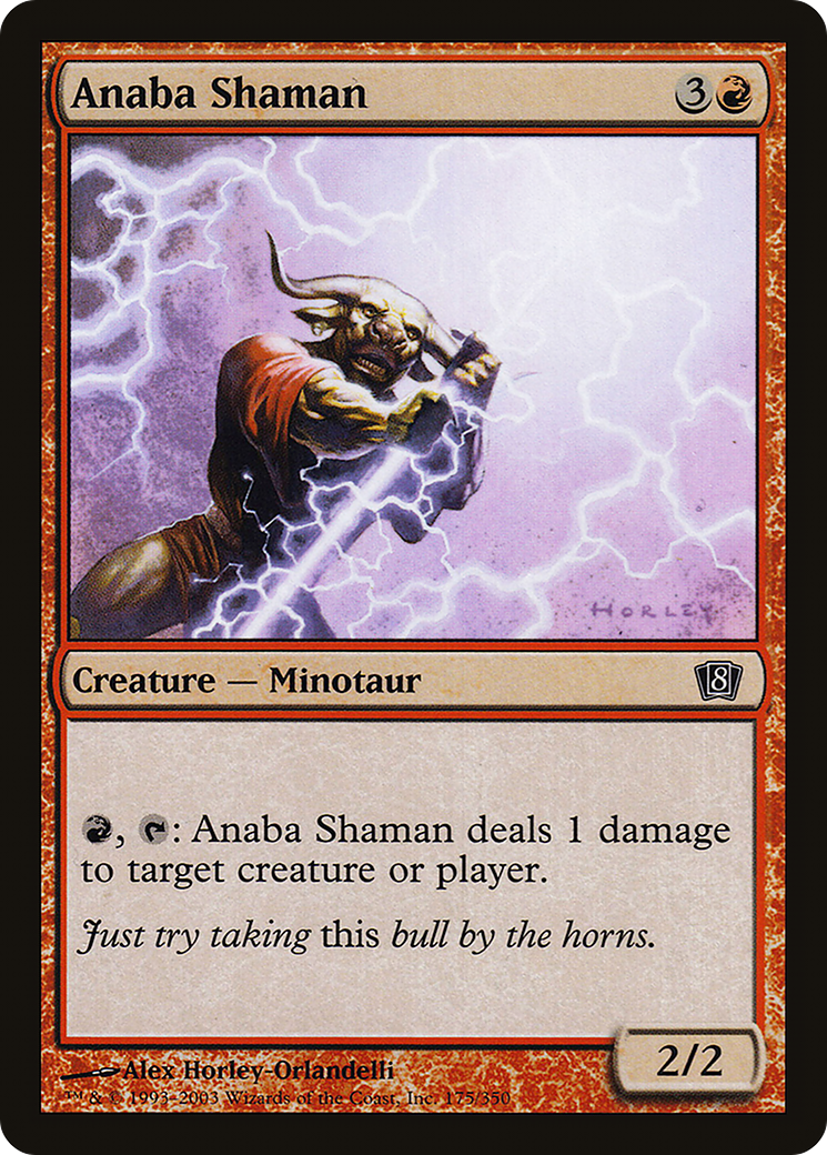 Anaba Shaman (8ED-175) - 8th Edition Foil