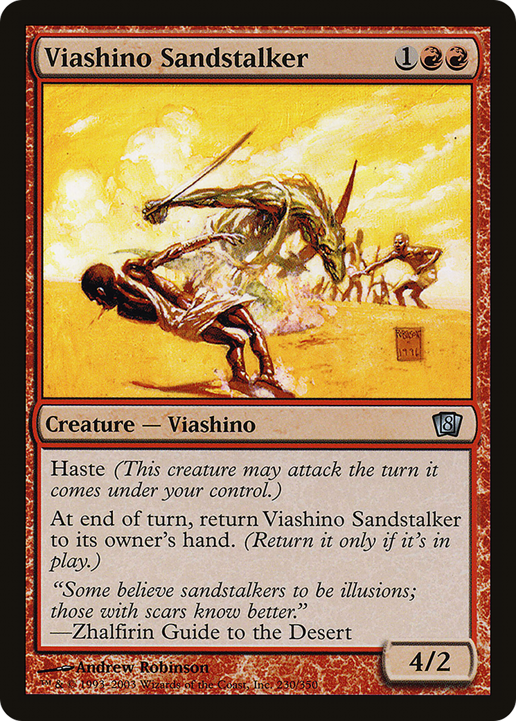 Viashino Sandstalker (8ED-230) - 8th Edition
