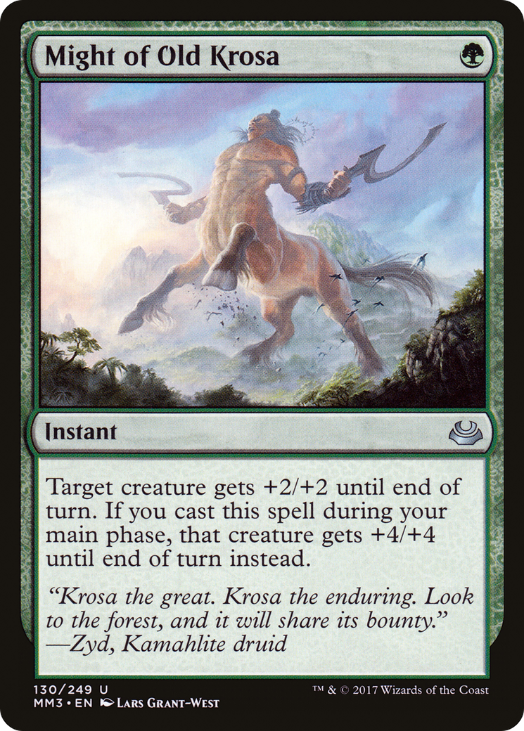 Might of Old Krosa (MM3-130) - Modern Masters 2017