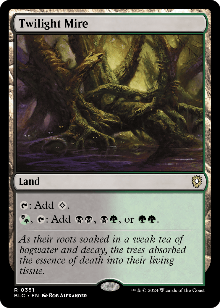 Twilight Mire (BLC-351) - Bloomburrow Commander
