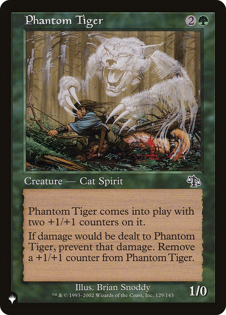 Phantom Tiger (LIST-129/143) - The List