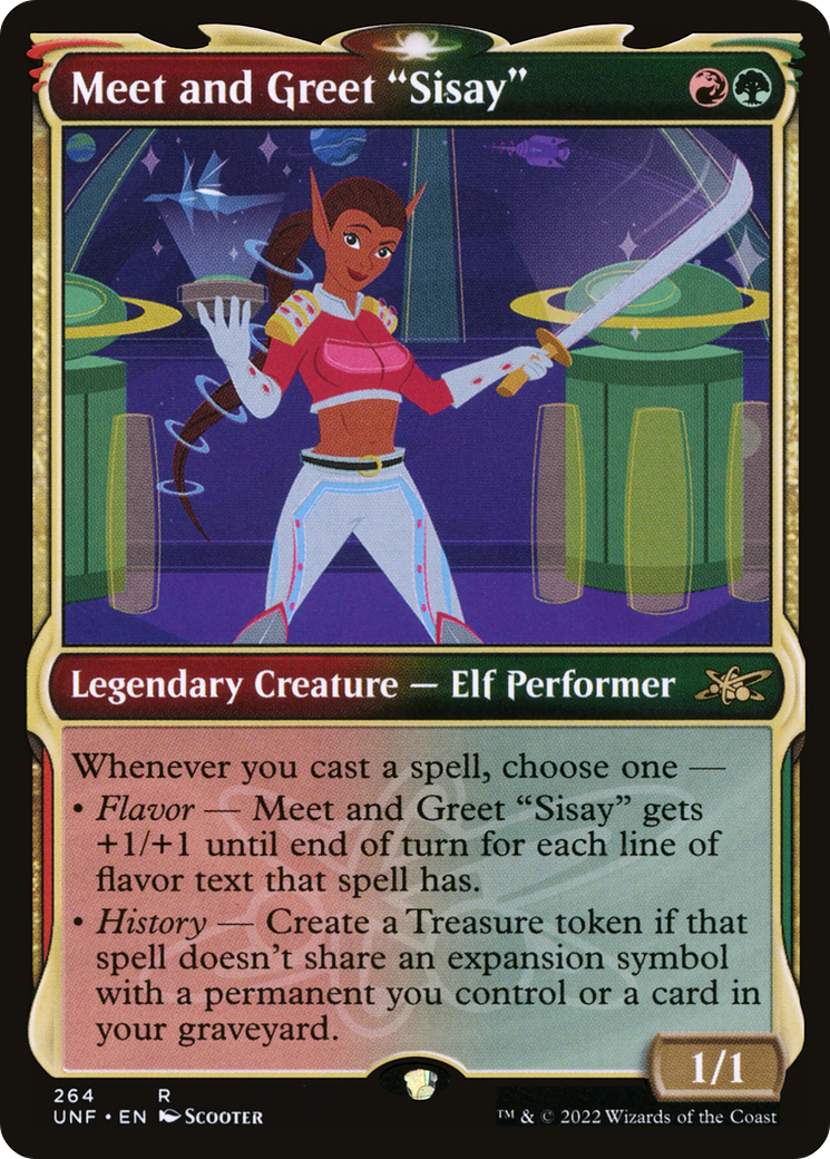 Meet and Greet "Sisay" (Showcase) (UNF-264) - Unfinity: (Showcase) Foil