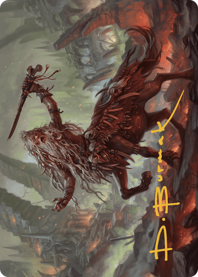 Yarus, Roar of the Old Gods // Yarus, Roar of the Old Gods (AMKM-024) - Murders at Karlov Manor Art Series (Borderless) Foil