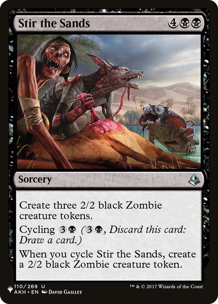 Stir the Sands (LIST-110/269) - The List