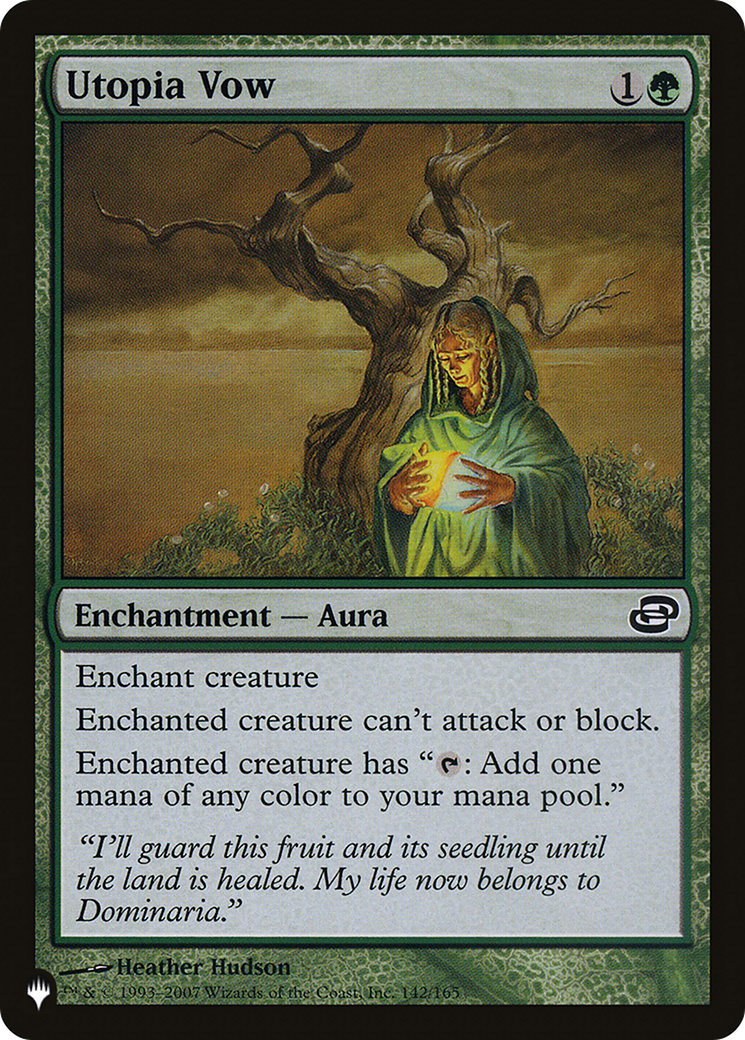 Utopia Vow (LIST-142/165) - The List