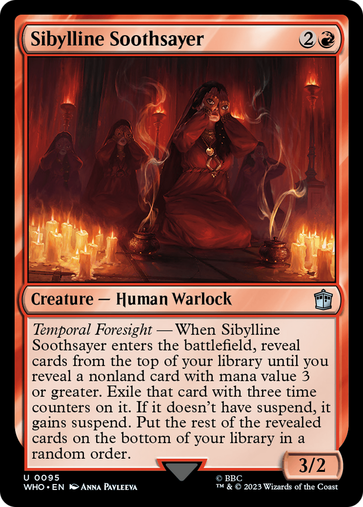 Sibylline Soothsayer (WHO-095) - Doctor Who Foil