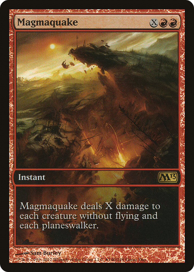 Magmaquake (GAME-140) - Magic 2013 Promos Foil