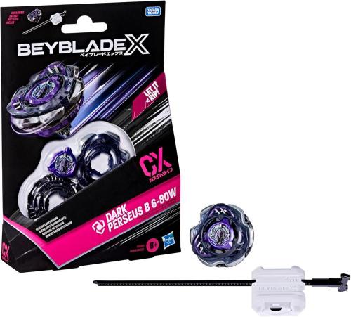 Beyblade X: Dark Perseus B 6-80w Cx Starter Pack Top and Launcher