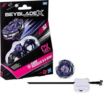 Beyblade X: Dark Perseus B 6-80w Cx Starter Pack Top and Launcher