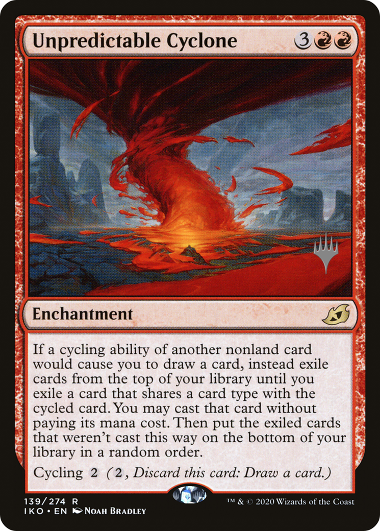 Unpredictable Cyclone (PPIKO-139) - Ikoria: Lair of Behemoths Promos Foil
