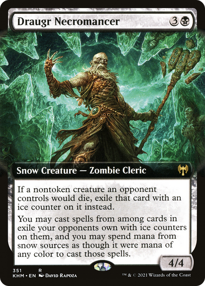 Draugr Necromancer (Extended Art) [Kaldheim]