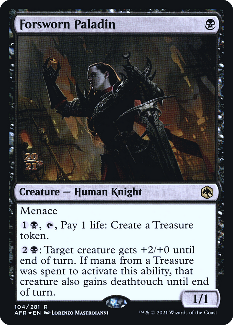 Forsworn Paladin [Dungeons & Dragons: Adventures in the Forgotten Realms Prerelease Promos]