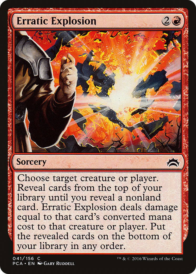 Erratic Explosion (PCA-041) - Planechase Anthology