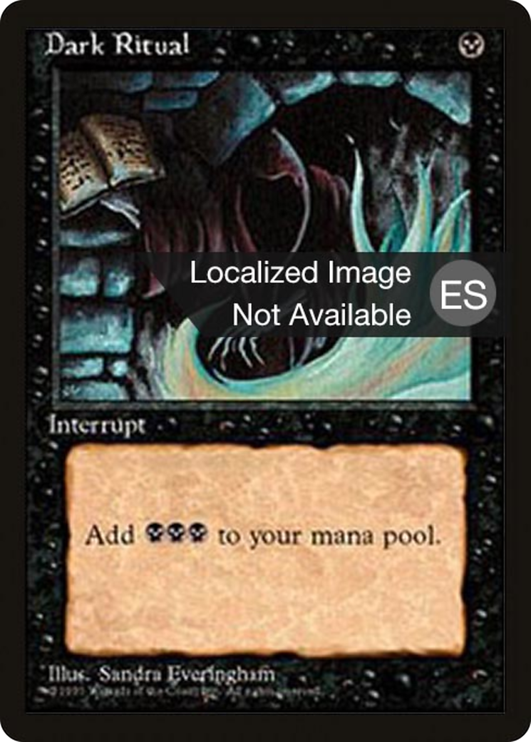 Dark Ritual (4BB-013) - Fourth Edition Foreign Black Border